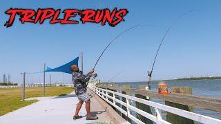 BULL REDS and Flounder Fishing is on FIRE at the Pass!!