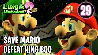 Luigi's Mansion 2 HD - Defeat King Boo & Save Mario - End Boss Fight & Ending - Walkthrough Part 29