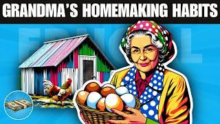 17 Grandma's Homemaking Habits Coming Back In Style // Frugal Skills to fight Economic Depression
