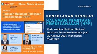 PENJELASAN SINGKAT HALAMAN PEMETAAN PEMBELANJAAN (HPP) ARKAS DAN SIPLAH OLEH YUDHISTIRA NUGRAHA