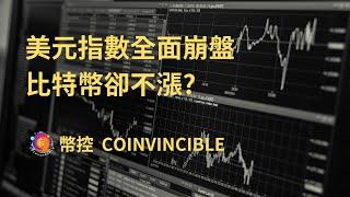 美元指數全面崩盤！比特幣卻不漲？幣控 CoInvincible