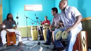 Afro-Peruvian Percussion Performance with Congas, Bongos and Cajons