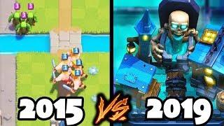 Evolution of Clash Royale - 2015 to 2019