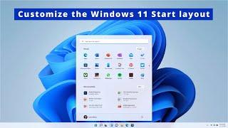 Customize the Windows 11 Start layout