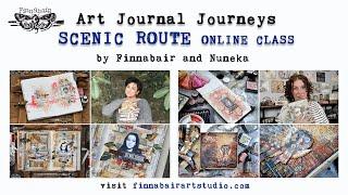 Art Journal Journeys - Scenic Route Online Class!