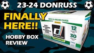 FINALLY HERE!! 2023-24 Panini Donruss FIFA Hobby Box Soccer Review