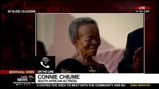 South African actress Connie Chiume pays tribute to the late veteran actress Mary Twala Mhlongo