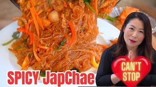 ️SPICY JapChae Recipe: I can’t stop eating these Spicy Glass Noodles! 젓가락을 멈출 수 없는 중독성 매운잡채