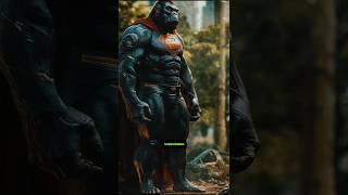 What would happen if we mix superman and gorilla?#epic combo#trending shorts#short