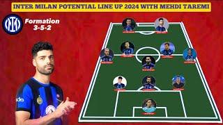 With Mehdi Taremi ~ Inter Milan Potential Line Up 2024 With Mehdi Taremi ~ Transfer News