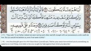 12 - Surah Yusuf (Yousuf) - Dr Ayman Suwayd - Teacher - Learn Quran Tajweed