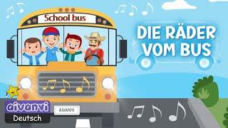 Die Räder vom Bus Lied  |  Kinderlieder zum Mitsingen  |  Deutsch Kinderreime