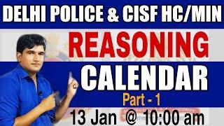 REASONING SPL. | NEW BATCH | CALENDAR | PRADEEP SIR | CALENDAR REASONING | कैलेण्डर | CALENDAR |