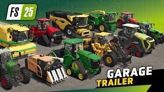  Machines of Farming Simulator 25 - GARAGE TRAILER