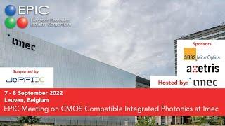 EPIC Meeting on CMOS Compatible Integrated Photonics at imec