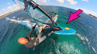 Flat Water Windsurf Blasting - Monster 106 'First try'