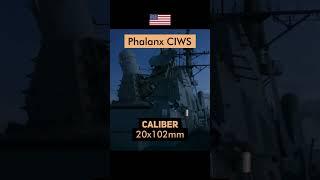  US vs  Russia Autocannon (CIWS), Phalanx or Kashtan? Who's better? #Shorts