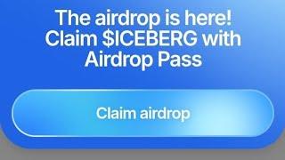 Iceberge Withdrawal is Live - Claim Airdrop Iceberg Token