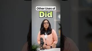 Learn the Real Use of DID – Fast & Easy! All Uses of “DID” in Just 40 Seconds | English With Ananya