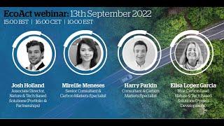 EcoAct webinar: How to integrate a robust offsetting strategy into your net-zero journey