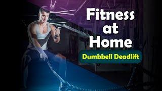 Fitness exercises | Dumbbell Deadlift