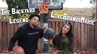 THE BACKYARD BASKETBALL CHALLENGE! *Featuring LoveBrandiMarie*