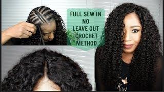 FULL SEW IN NO LEAVE OUT , NO CLOSURE|| CROCHET METHOD || FT ALI PEARL HAIR