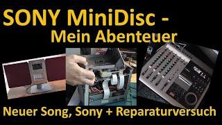 SONY MiniDisc Forever - Mein Abenteuer: Musik mit Yamaha +  Reparatur Repair CMT MD1 Kompaktanlage