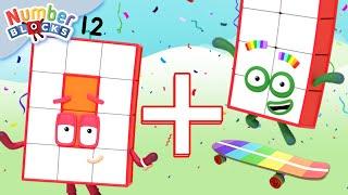 Aprende a SUMAR - Numberblocks | Nivel 3, del 1 al 15 | Aprende a contar | Matemáticas para niños