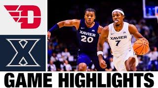 Xavier vs Dayton Highlights | NCAA Men's Basketball | 2024 College Basketball