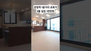 운정역 1분거리 초특가 3억초 입주금 1천만원