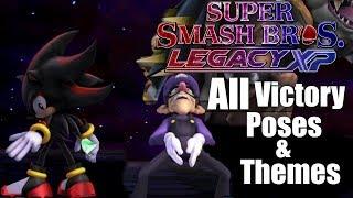 Super Smash Bros Legacy XP 2.0 - All Victory Poses & Themes