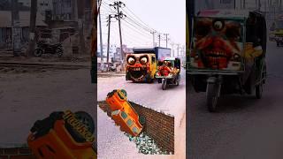 Massive Mixer Truck & Cement Trucks Accidentally vfx!! A Visual Feast #vfx​ #viralshorts​ #tranding