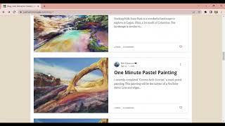 StudioSense pastel painting lessons and demos