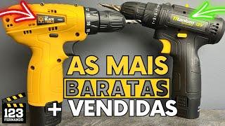 AS 12V MAIS BARATAS! PARAFUSADEIRA E FURADEIRA C/ BATERIA E CARREGADOR TITANIUM E BLACK TOOLS vale?