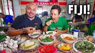 First Time in Fiji  FIJIAN STREET FOOD - Taro Leaves, Fish Kokoda + Market Tour!