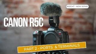 My Canon R5C series- Overview of ports and terminals