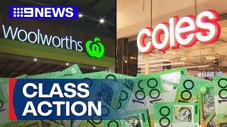 Coles, Woolworths shoppers could claim cash back over dodgy discounts | 9 News Australia