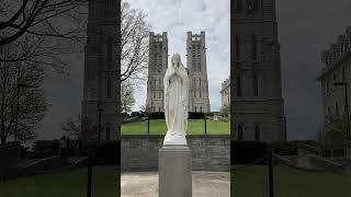 Basilica of Our Lady Immaculate Outdoor garden #guelph #ontario #canadahistory  #travelontario