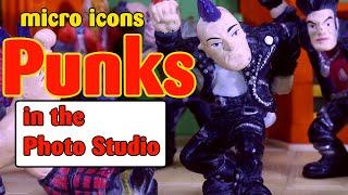 Action Figure-Atorium | Micro Icons PUNKS in the photo studio