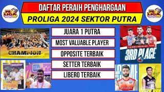 Daftar Peraih Penghargaan Proliga 2024 Putra~Rendy Tamamilang Pemain Terbaik Proliga 2024