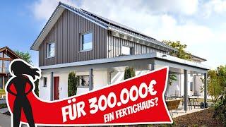 Kleines Fertighaus für unter 300.000 Euro preiswert bauen? Raumwunder von Schwörer Haus | Haustour