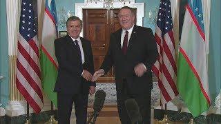 Secretary Pompeo Meets with President of Uzbekistan Shavkat Mirziyoyev