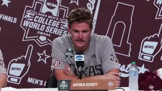 2024 Men's College World Series Championship Game 3 Texas A&M Postgame Press Conference