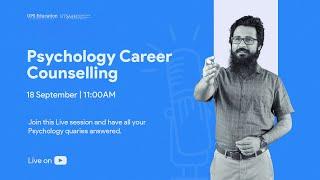  LIVE | Everything about Career in Psychology | UPS Education