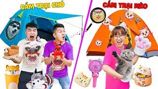 Hà Sam - Đại Chiến Cắm Trại Chó Và Cắm Trại Mèo - Cắm Trại Nào Dễ Thương Hơn ?
