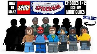 LEGO "Your Friendly Neighborhood Spider-Man" Episodes 1 and 2 Custom Minifig Showcase