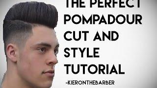 PERFECT SIDE PART POMPADOUR || KIERON THE BARBER