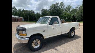 1997 Ford F250 2 Door Regular Cab 4x4 Pickup Truck (267,921 Miles)