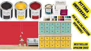 Chalk Paint Pittura Universale -  Colora Facilmente Tutti i Materiali SENZA CARTEGGIARE